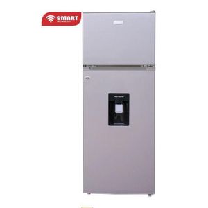 SMART TECHNOLOGY Réfrigérateur 2 Portes DFRST Smart  Avec Distributeur d'Eau Intégré (STR-321WK) -Grille Arrière / Gris-12 Mois de Garantie