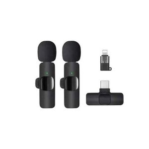 Wireless MICROPHONE CRAVATE LAVALIER K9 Sans Fil Noir