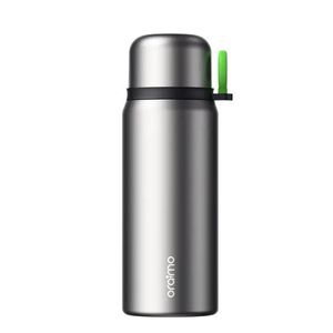 Oraimo Gourde Isotherme ThermoShare 500 ml Argenté – Bouteille En Acier Inoxydable - Sport Et Travail Anti-Fuite