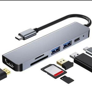 Adaptateur USB C Multiport 6 En 1 - Hub HDMI Et USB 3.0
