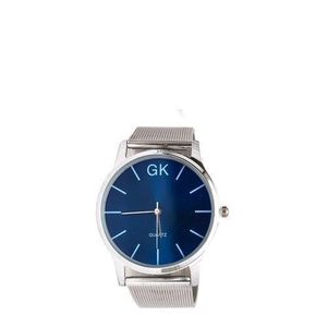 Gk Montre Dame/Homm Cadran Rond - Bleu