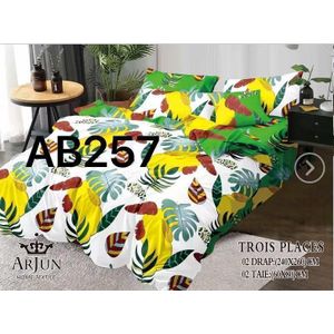 Draps De Lit 3 Places 2 Draps + 2 Taies 