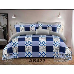 QUALITE ARJUN Lot De 2 Draps + 2 Taies – Design Élégant et Confort Assuré Pour 3 Places