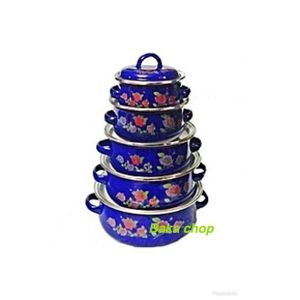 Soupière 6 Pièce Bleu Fleur Multicolore BG