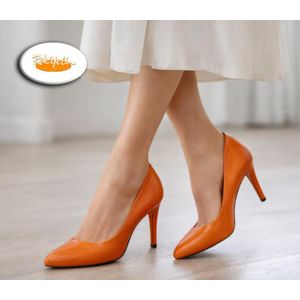 Mode Escarpins Femme Orange Élégants – Talons Hauts Sexy & Confortables pour Soirée, Bureau & Événements