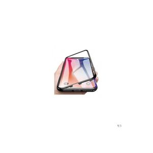 Coque magnétique compatible à IPhone X noir
