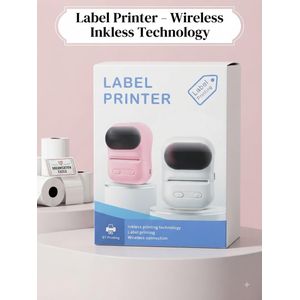 Mini Imprimante d'Étiquettes Sans Fil - Technologie Inkless