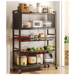  Étagère Desserte de Cuisine Mobile – Master Chef Organizer