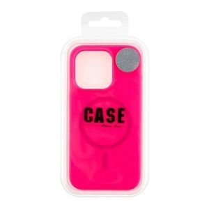 Diverse  Coque Silicone MagSafe Compatible Pour iPhone 14 Pro - ROSE 