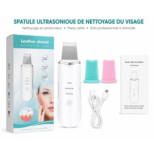 Article Spatule Ultrasonique de Nettoyage du Visage – Nettoyant Facial Professionnel Rechargeable