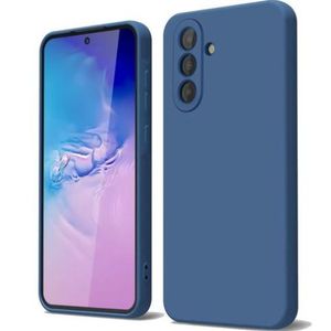 Coque En Silicone Compatible Pour Samsung Galaxy A57 5G AVEC ANTICHOC - BLEU