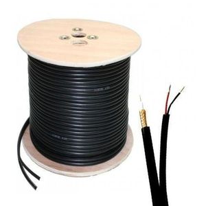 Câble Caméra Gold Star Câble Coaxial Avec Alimentation-RG 59-300M