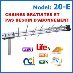 Autre ANTENNE TNT - Pour Télévision à Led Possédant Déjà 1 Décodeur Intégré