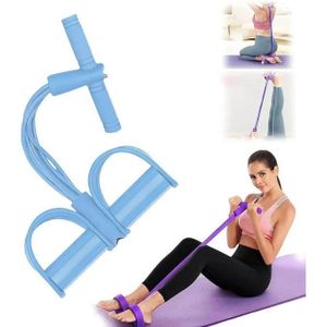 corde de musculation - musculation bras - musculation main - musculation complet - Bandes de Résistance Multifonction avec Pédale et Poignée - musculation poitrine - Bande elastique - bande sport - bande elastique sport - Bandes d’exercice - Multicolore