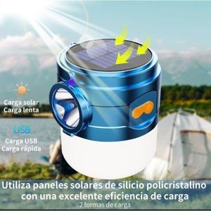 AGREABLE Lampe De Camping Solaire à LED étanche, Lanternes Portables YH