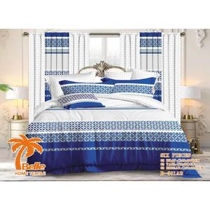 Belle Lot Complet : 2 Draps + 2 Taies + 2 Rideaux – Design Élégant et Confort Assuré