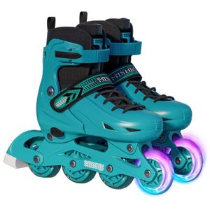 Patins En Ligne Réglables Avec Roues Lumineuses, Pour Enfants Et Adultes - Roulettes Sur 4 Roues
