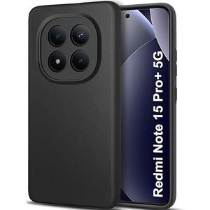 Coque En Silicone Redmi Note 15 Pro Plus + 1 Antichoc 9D - Noir