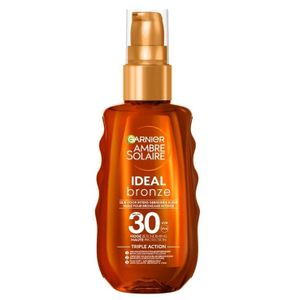 GARNIER AMBRE SOLAIRE Idéal Bronze Protection Oil SPF30 150ml Importé De France 