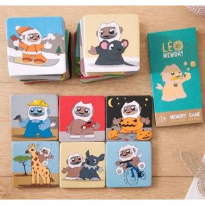 Jeu de mémoire à plusieurs joueurs. pour enfants et adultes jeux de société type memory en carte.  Importé de France.