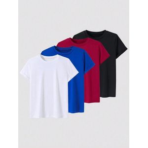 Mode Tee-shirt Vierge - Unisexe - NOIR / BLANC / BLEU / ROUGE