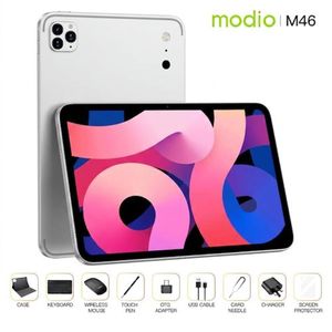Modio M47 Tablette 10,1" avec clavier – 12 Go de RAM, 512 Go de stockage, 8MP/20MP-  Gris-Silver - , Android 15., Wi-Fi 4-5G, Dual SIM, GPS (Fournie avec plusieurs accessoires) 12 MOIS GARANTIE