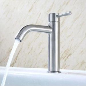Robinet De Salle De Bains En Acier Inoxydable 304, Robinet De Lavabo