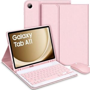 Samsung GALAXY TAB A11 + Souris Et Clavier Bluetooth Rose Amovible Et Magnétique - 1 puce - 8.7''- 8mpx- 4/64Go - 5100mAh - Graphite