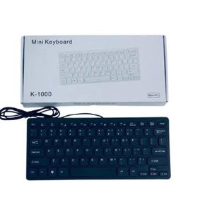 Ringway Electronic Keyboards Clavier mini K-1000 compact et pratique avec connexion USB. Idéal pour bureau et déplacement. Touches confortables, design léger et compatible PC, laptop et Mac.