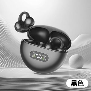 Clip-On Wireless TWS Headphones - 360° Surround Sound Experience-Black
