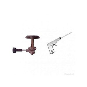 Tête De Bouteille De Gaz Butane+Allume Gaz - Gris