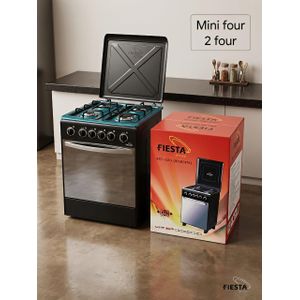 Fiesta Cuisinière à gaz 4 Feux Avec Four 