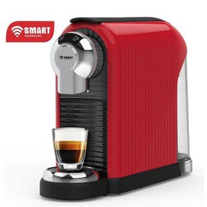 SMART TECHNOLOGY Machine à Café à Capsules (STPE-2541A) - 0,8L - 1260W - Rouge - Garantie 12 mois