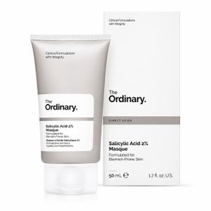 The Ordinary Masque à l’Acide Salicylique 2% 50 ml – Masque Clarifiant au Charbon & à l’Argile – Pores, Imperfections et Texture de la Peau