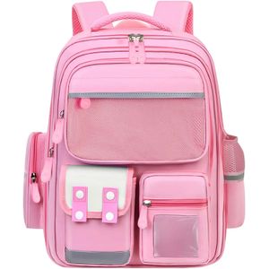 Sac À Dos Scolaire Rose Multi-poches Style & Organisation 