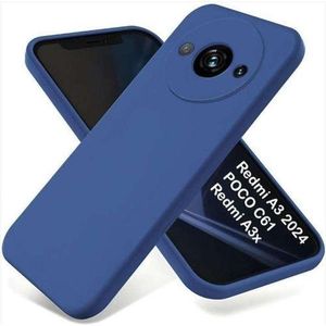 Diverse Coque En Silicone Compatible Redmi A3/ A3X - Bleu