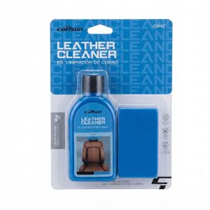 Nettoyant Cuir Voiture – Lait Soin et Entretien Sièges en Cuir avec Éponge Incluse, Redonne Éclat et Souplesse