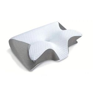 TodyJeyHo Oreiller Cervical pour Dormir, Oreiller en Mousse à Mémoire Premium pour Soulager la Douleur Cervicale, Oreiller à Support Cervical Ergonomique pour Dormir de Côté, Adapté aux Dormeurs de Côté, de