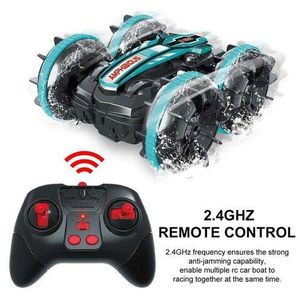 La Plus Nouvelle Voiture Télécommandée De Haute Technologie 2.4G Amphibie Cascadeur RC Voiture Double Face Tumbling Conduite Jouets électriques Pour Enfants Pour Garçon