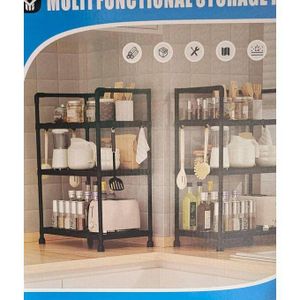 Étagère de Rangement Multifonction Cuisine – Organisateur Gain de Place