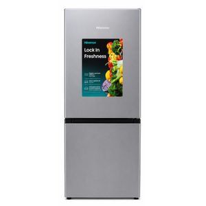 Hisense Réfrigérateur Combiné  RD29 – 2 Portes – Congélateur Bas – Gris – Économe en Énergie