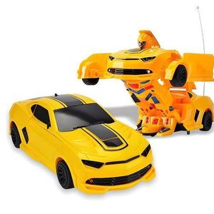 Voiture télécommandée transformable en robot rechargeable pour enfants, grande abeille, cadeau d'anniversaire