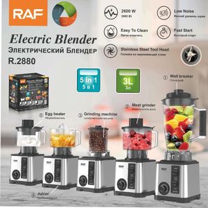 RAF Robot Culinaire Complet : Mixeur, Hachoir, Moulin, Batteur & Presse-Agrumes