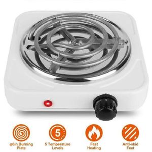 Rechaud - réchaud à courant - réchaud électrique - cuisinière électrique - Plaque Chauffante Électrique Portable – Blanc