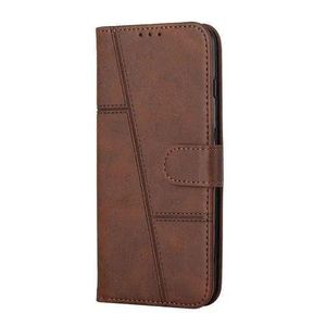Etui à Rabat En Cuir Compatible Pour Samsung Galaxy A17 - MARRON