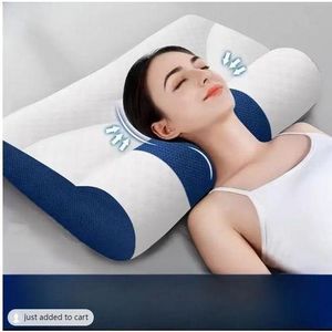 Oreiller Cervical à Traction Spéciale Pour Adultes - 50*30cm - Bleu