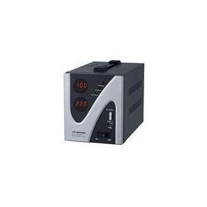 Leadder  Stabilisateur De Tension Automatique 2000 VA Avec Port USB - Noir/Gris