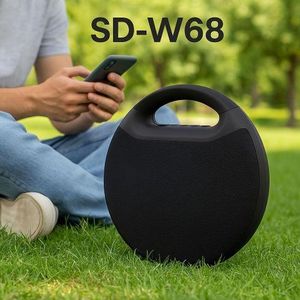 enceinte bluetooth rechargeable SD-W68 super puissant noir