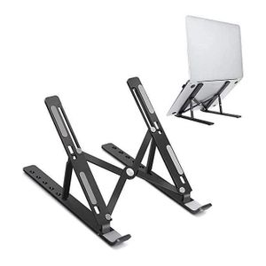 Support pour ordinateur portable en métal noir