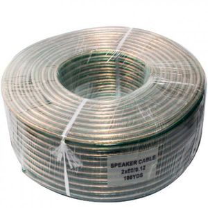 Câble De Baffle 2*80/0,12 100 Yards - Marron